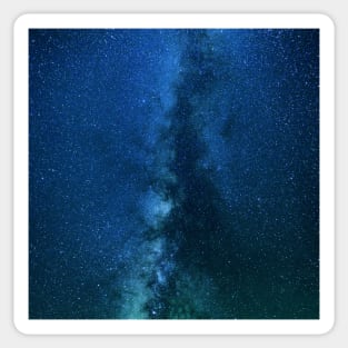 Colorful Universe Nebula Galaxy And Stars Sticker